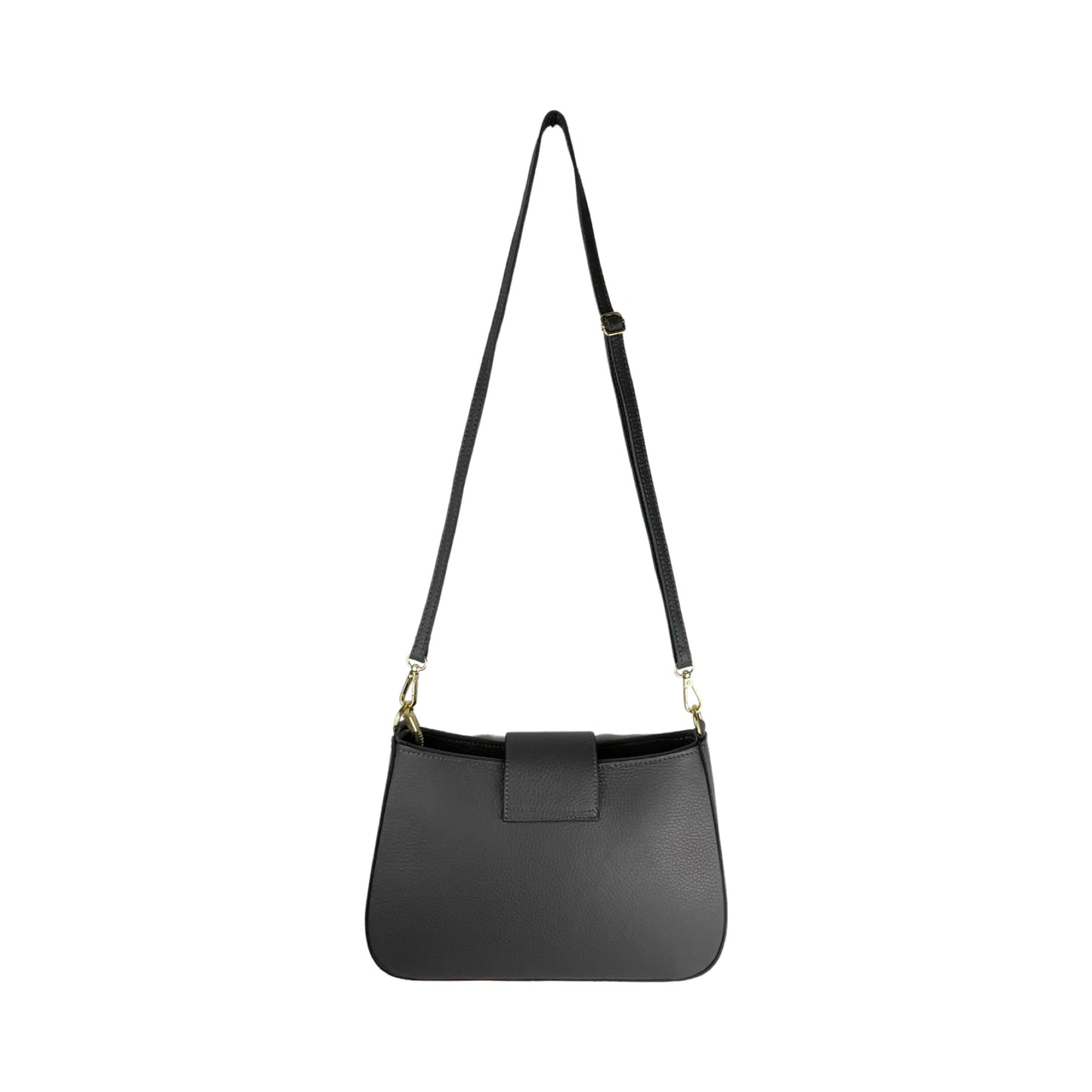 Evana Ægte Læder Taske Grå