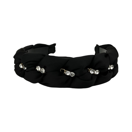 Hårbøjle med Diamant Sort| MAS SELECTION