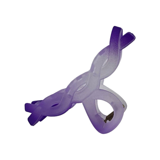 Hårklemme Crossover Design Lilla| MAS SELECTION