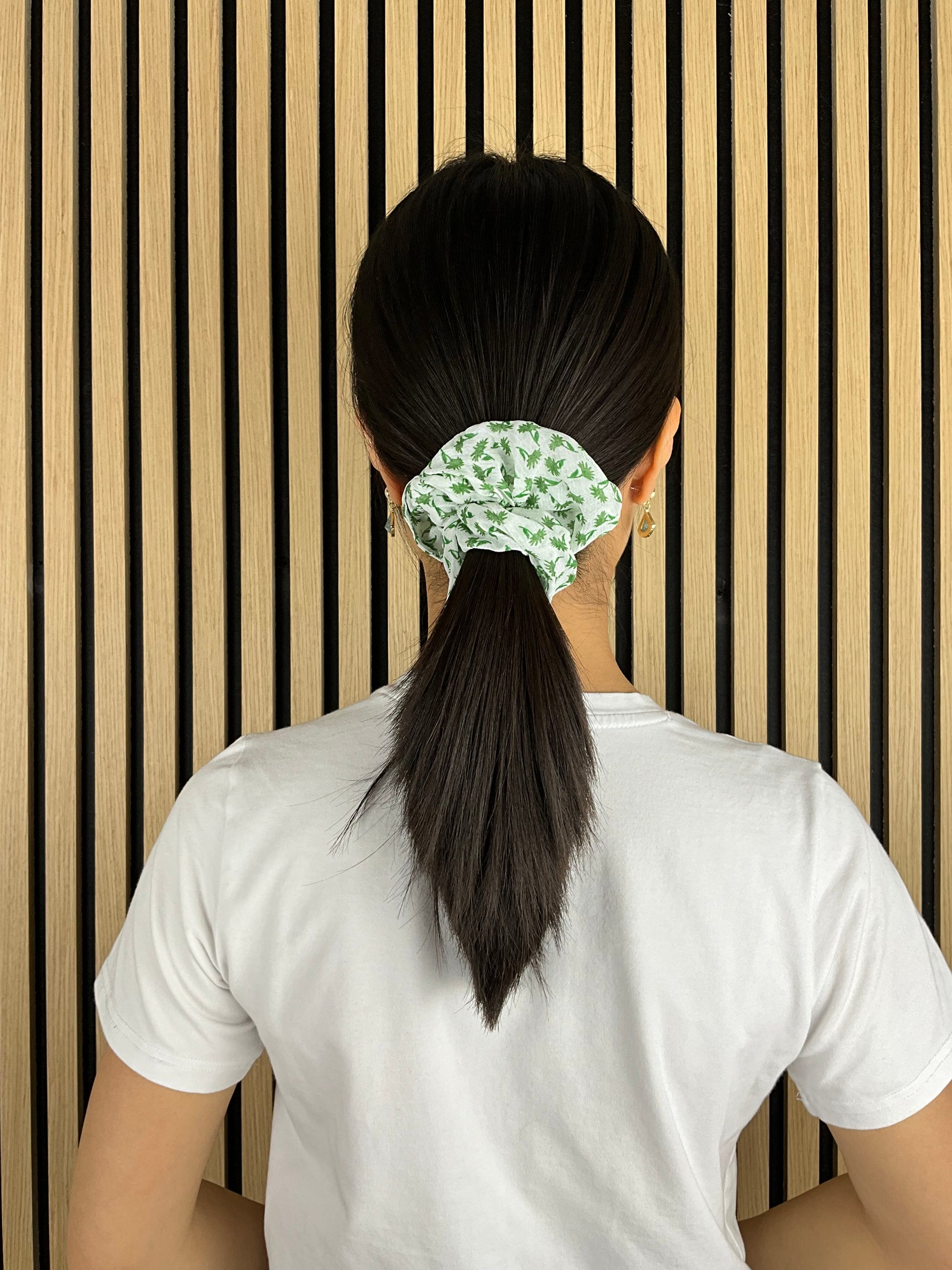 Calendula Blomsterscrunchie Grøn| MAS SELECTION