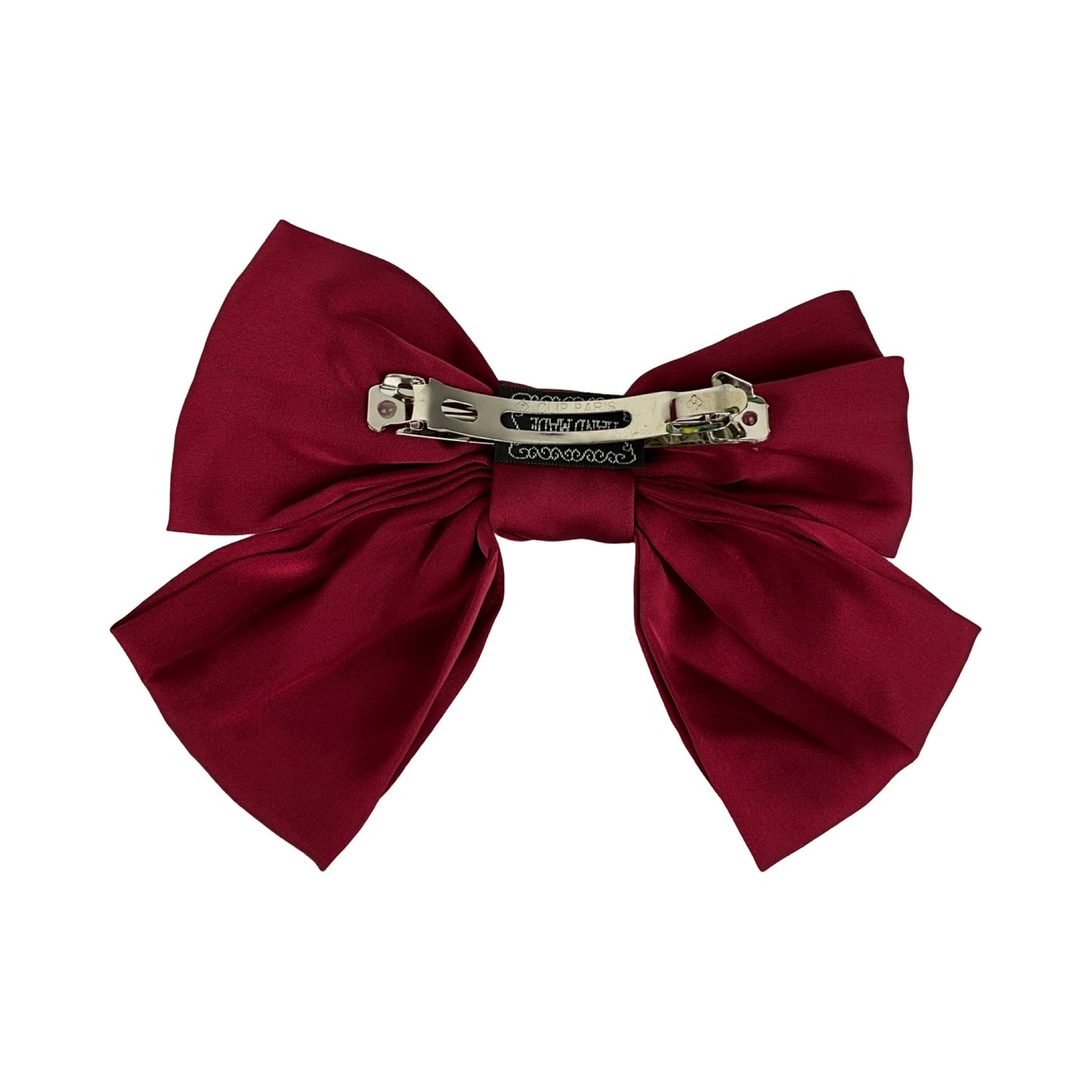 Satin Sløjfe Hårspænde Rød| MAS SELECTION