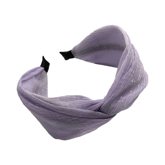 Eva Hårbøjle med Glitrende Striber Lilla | MAS SELECTION