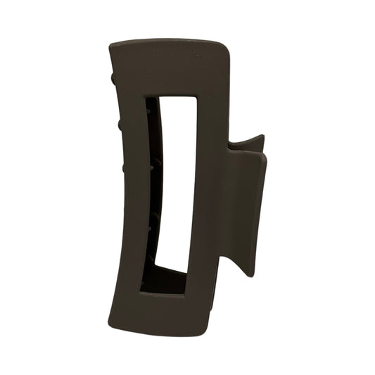 Stor Hårklemme Rektangel Design Grå| MAS SELECTION