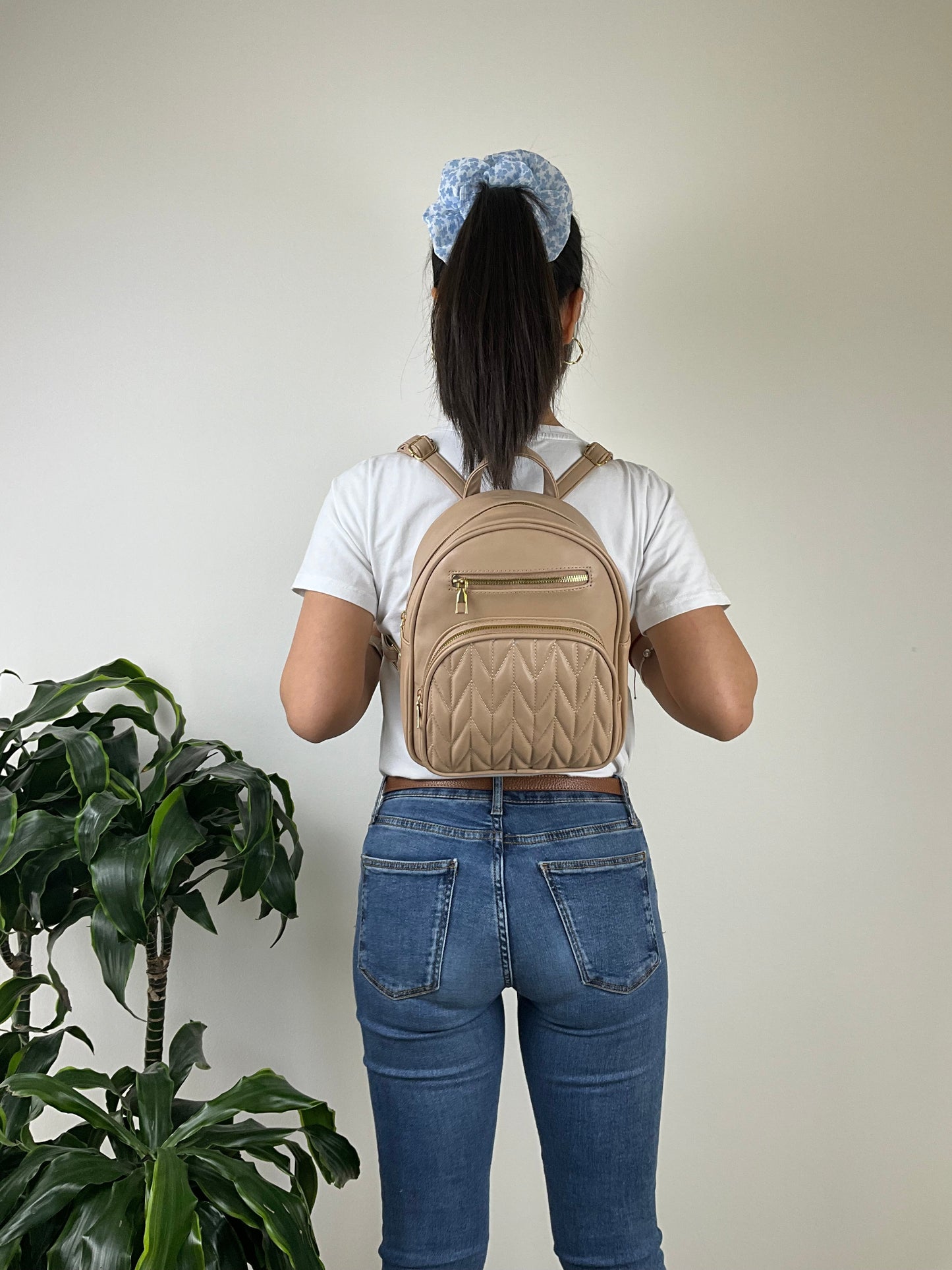 Victoria Rygsæk Beige| MAS SELECTION