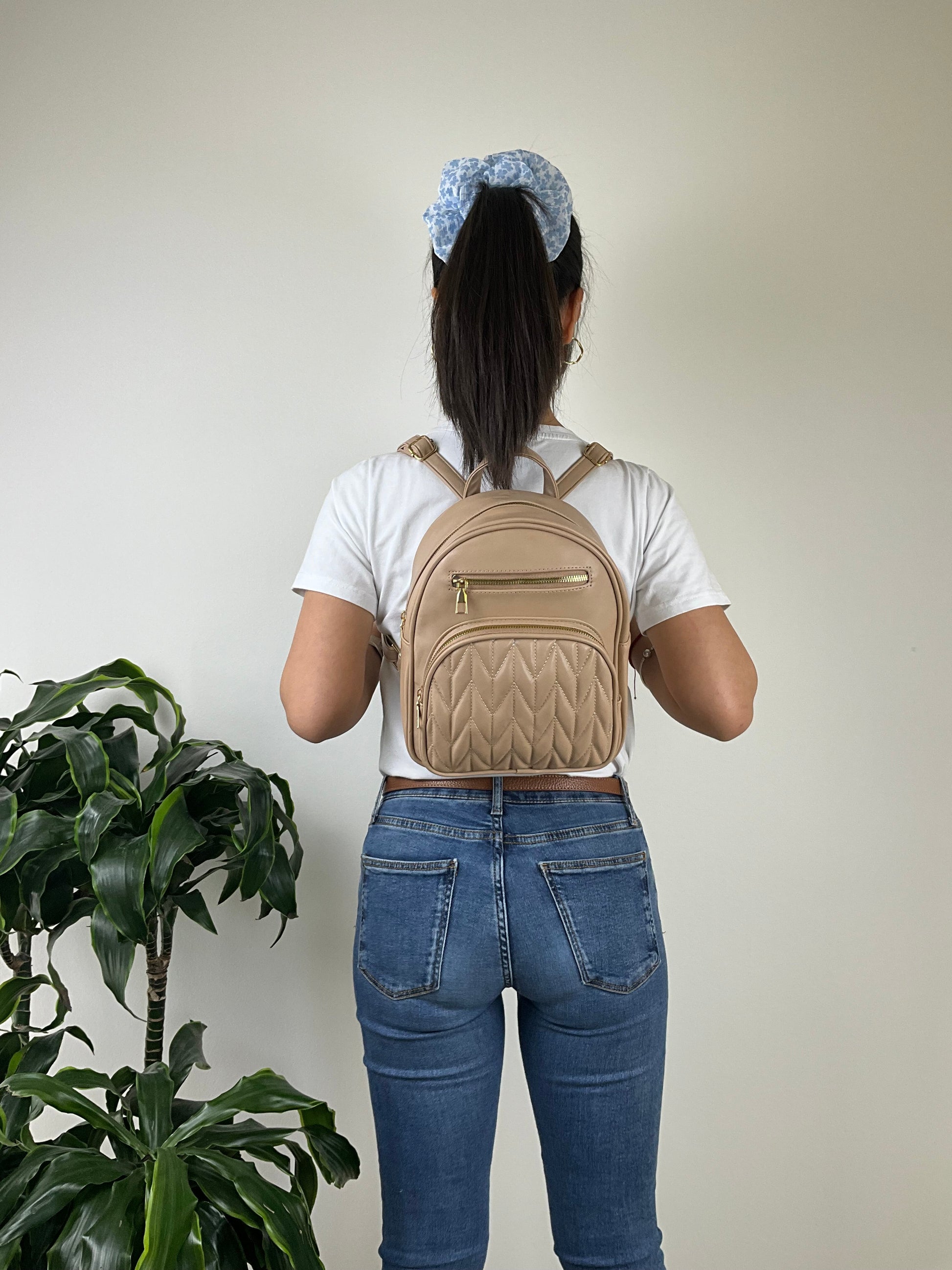 Victoria Rygsæk Beige| MAS SELECTION