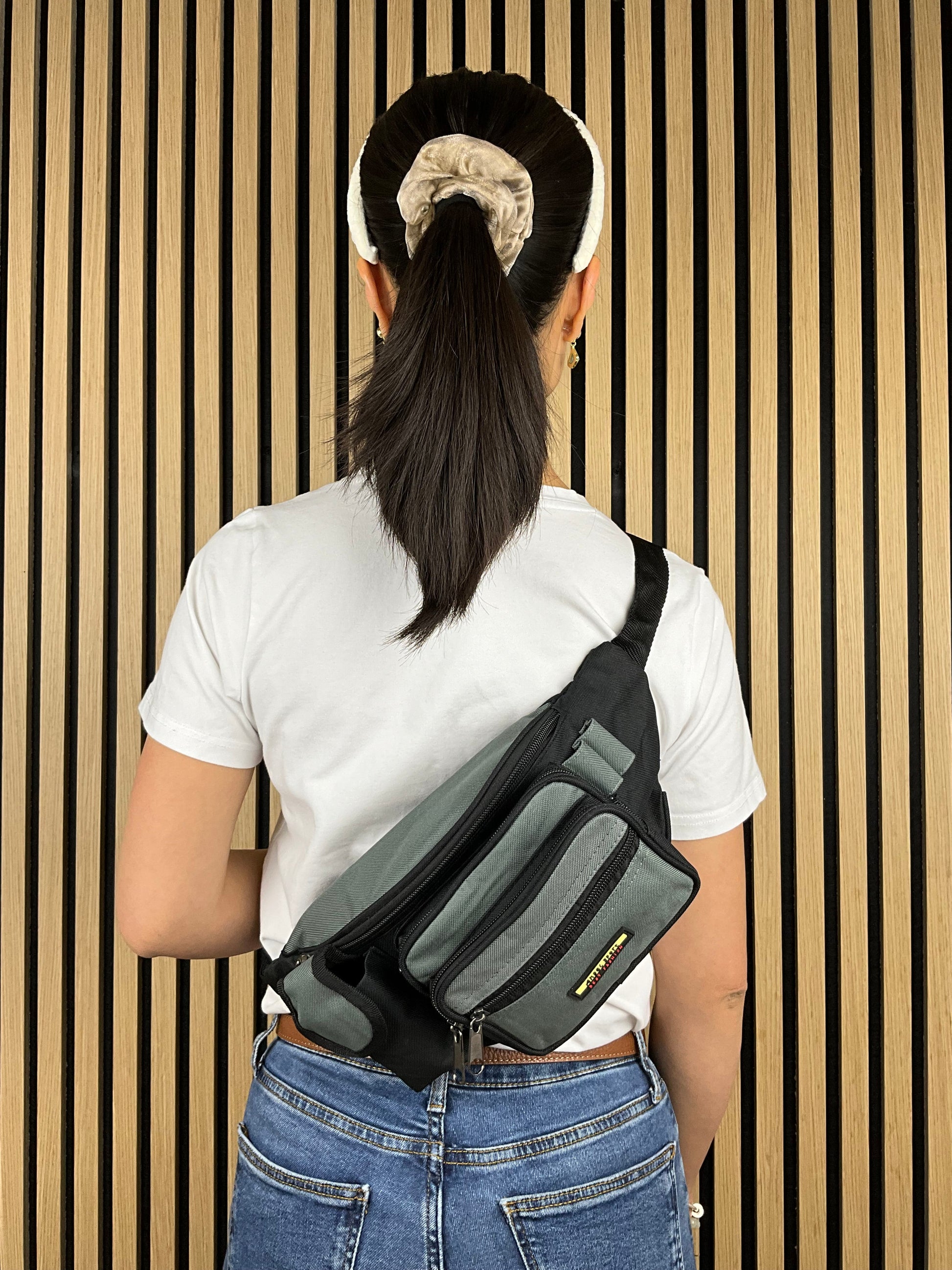 Funktionel Bæltetaske Sort og Grå| MAS SELECTION