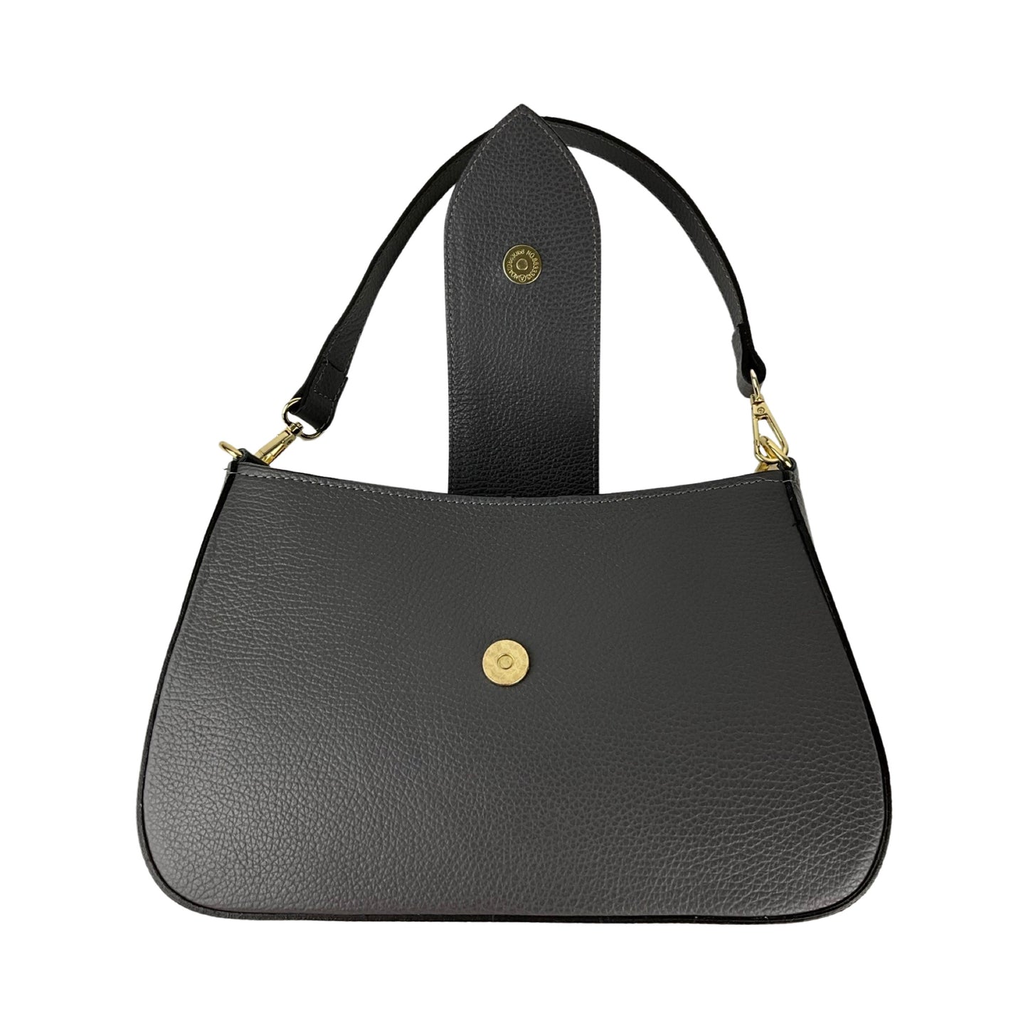 Evana Ægte Læder Taske Grå