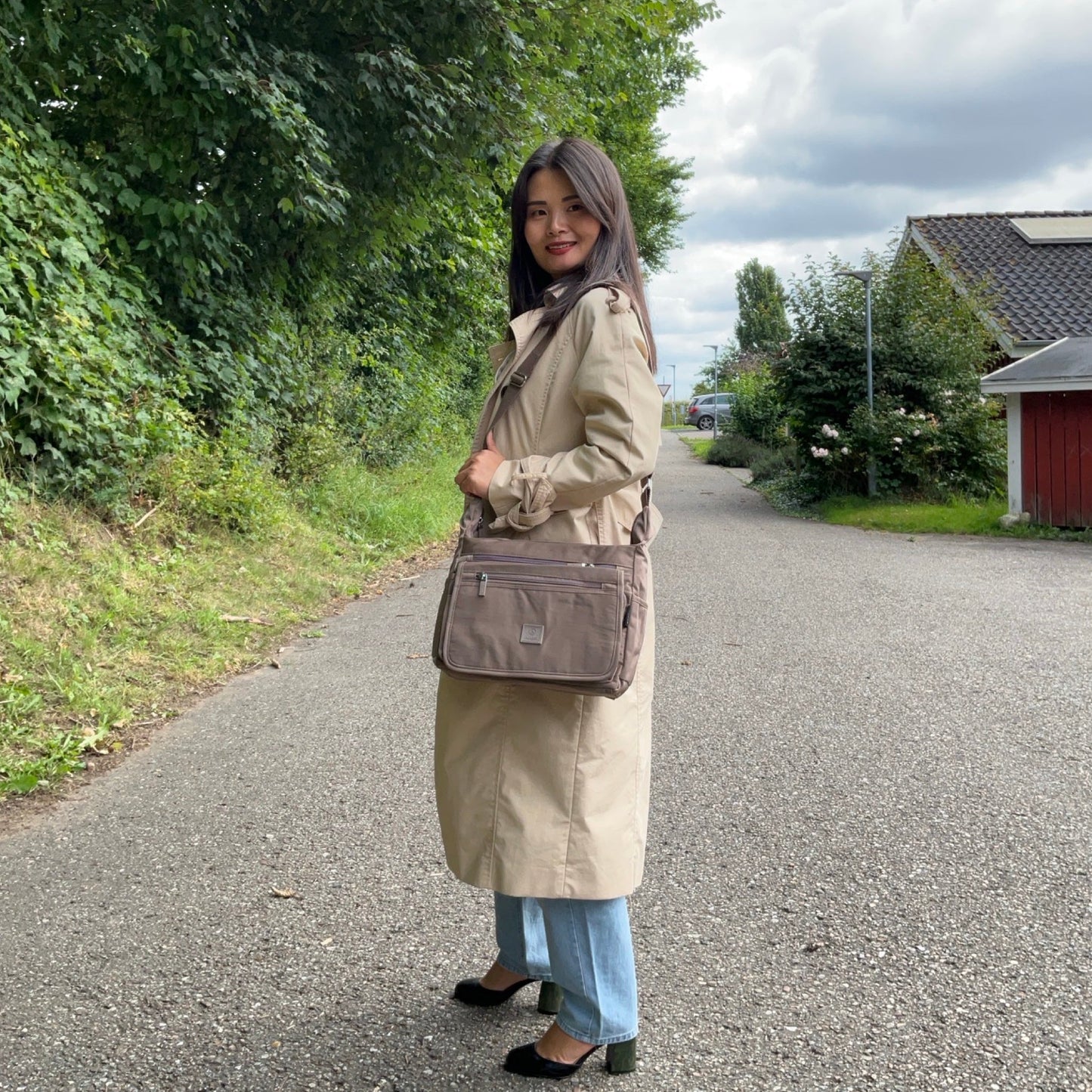 Antonella Skuldertaske Brun | MAS SELECTION