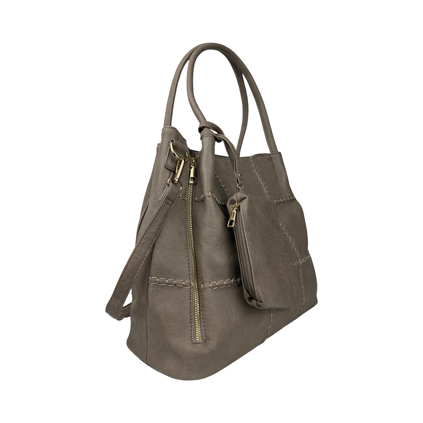 Veronica Tote Taske i khaki fra MAS SELECTION set fra siden