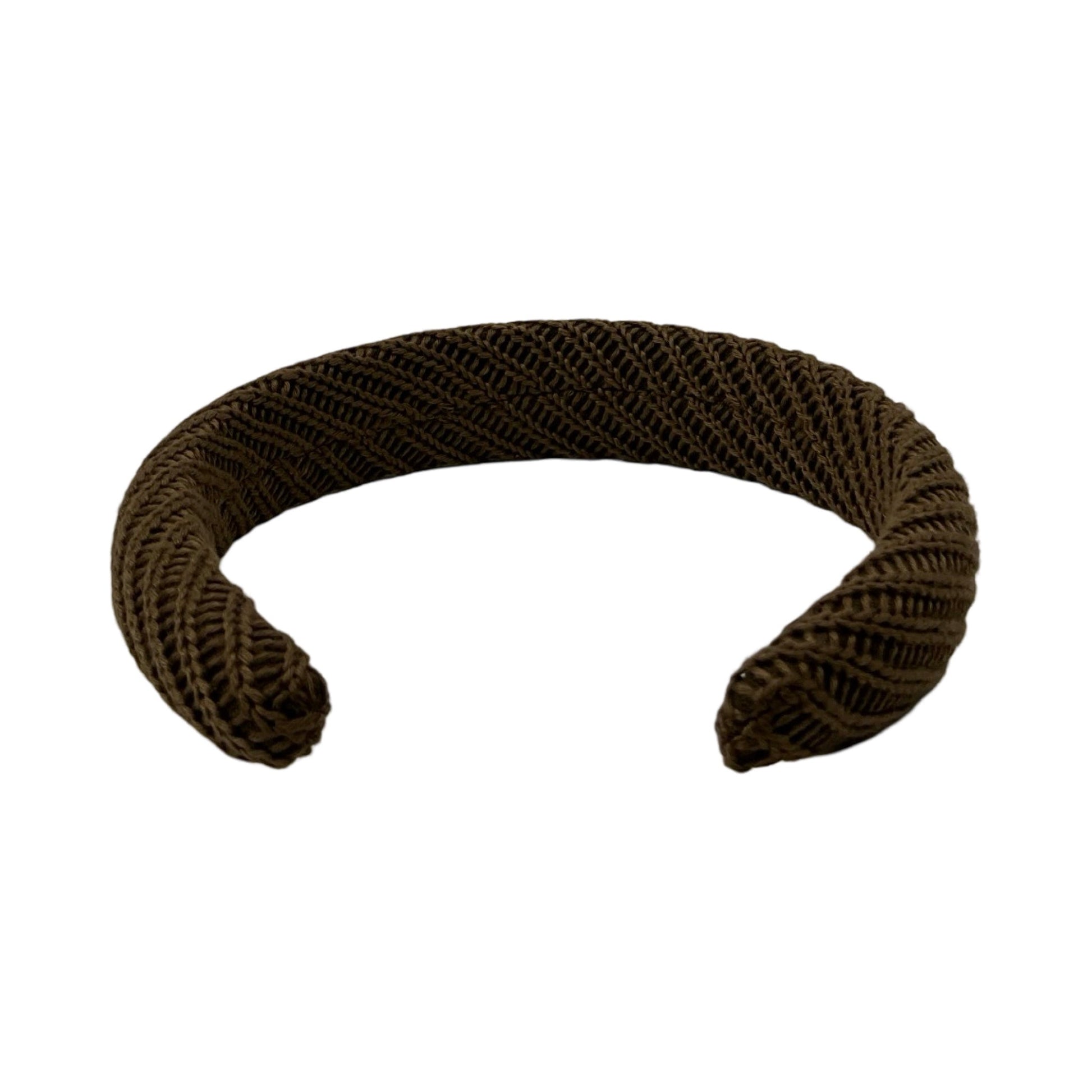 Strikket Hårbøjle Brun| MAS SELECTION
