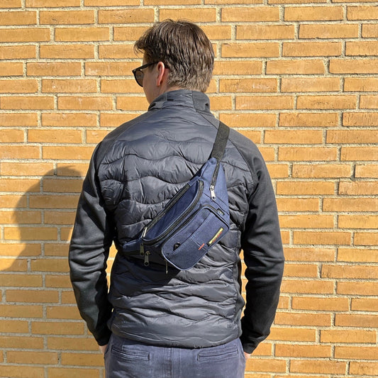 Bæltetaske Stor Blå| MAS SELECTION