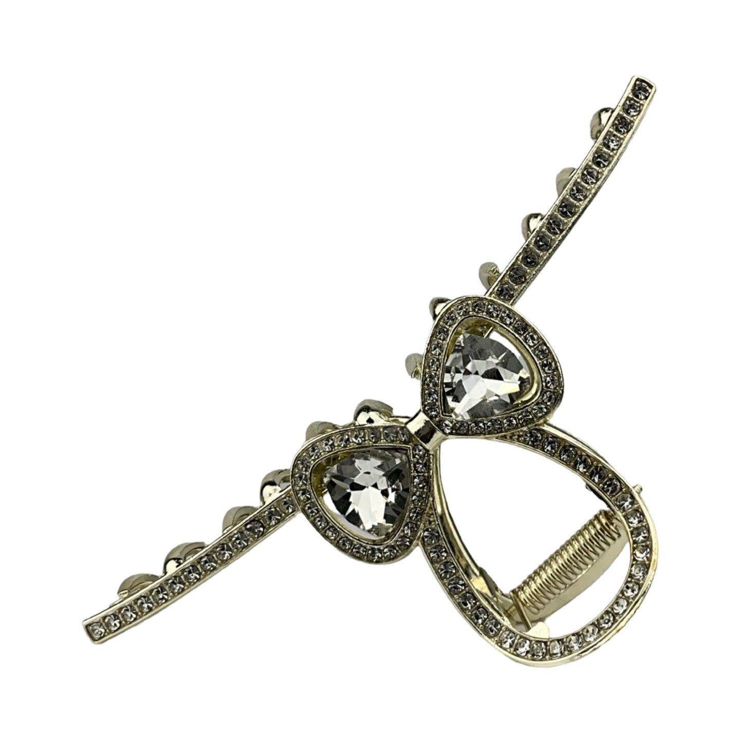 Guld Metal Hårklemme med Sløjfe| MAS SELECTION