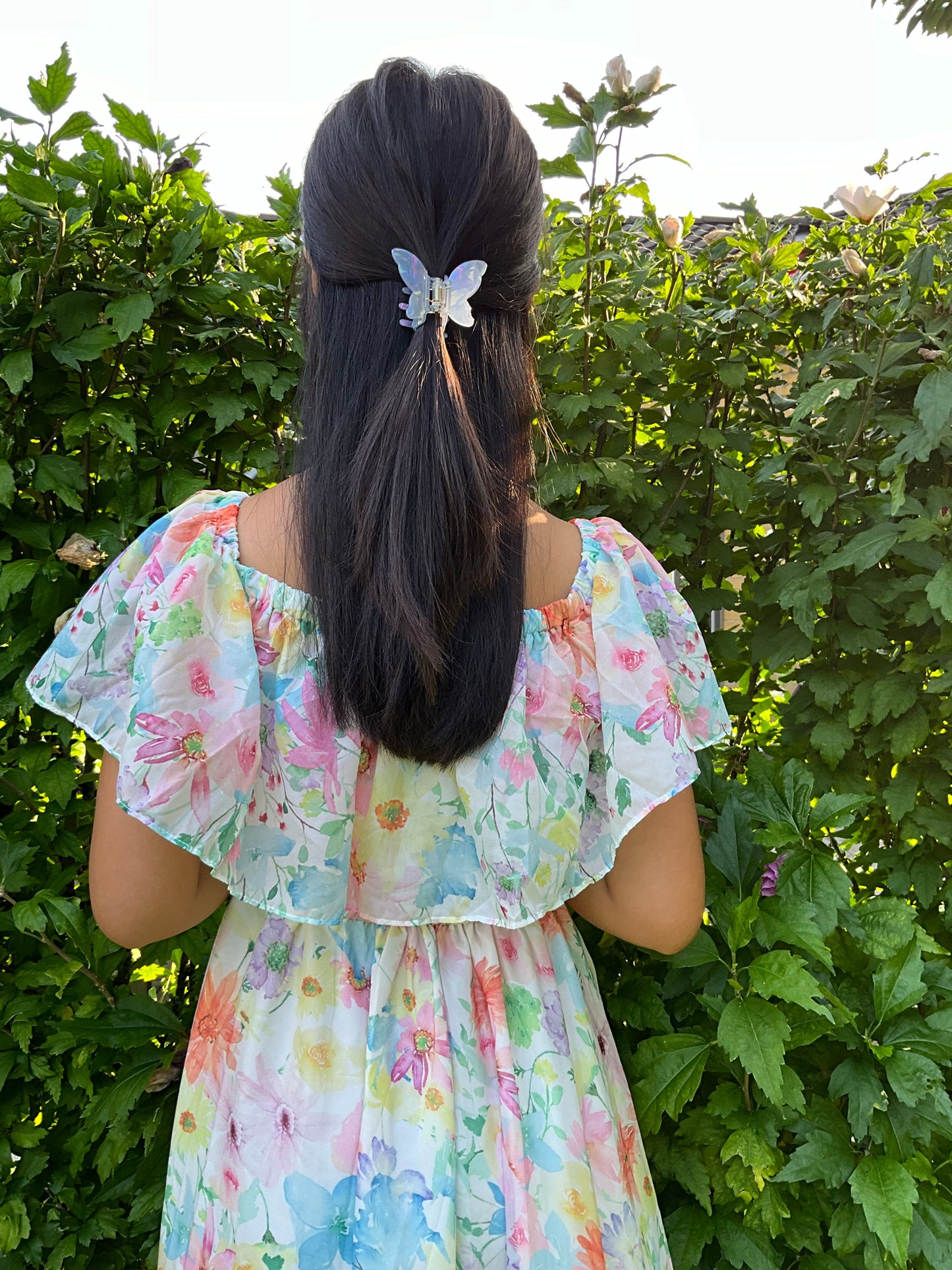 Sommerfugle hårklemme medium lyseblå| MAS SELECTION