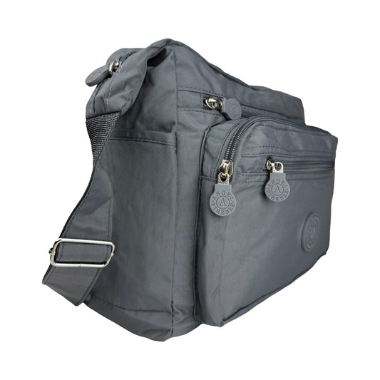 MS Klassisk Skuldertaske i Grå | MAS SELECTION