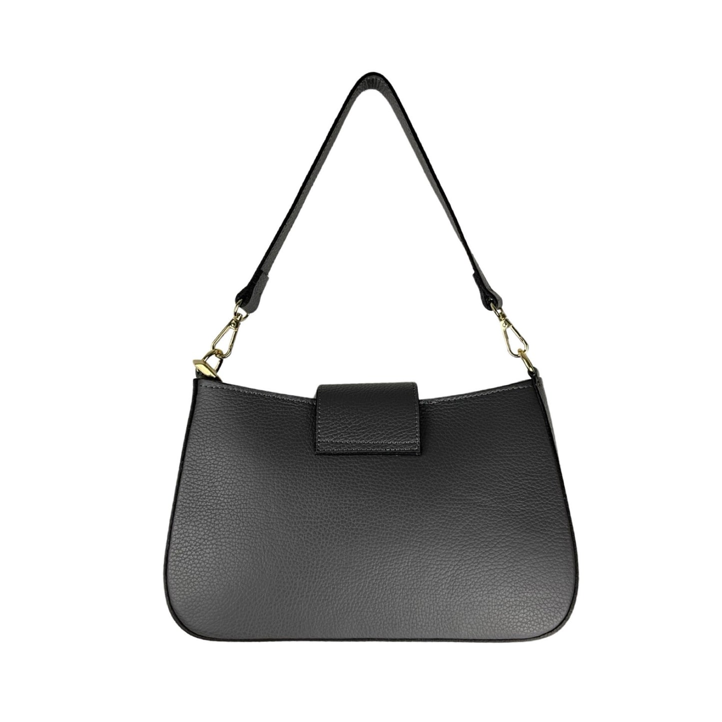 Evana Ægte Læder Taske Grå