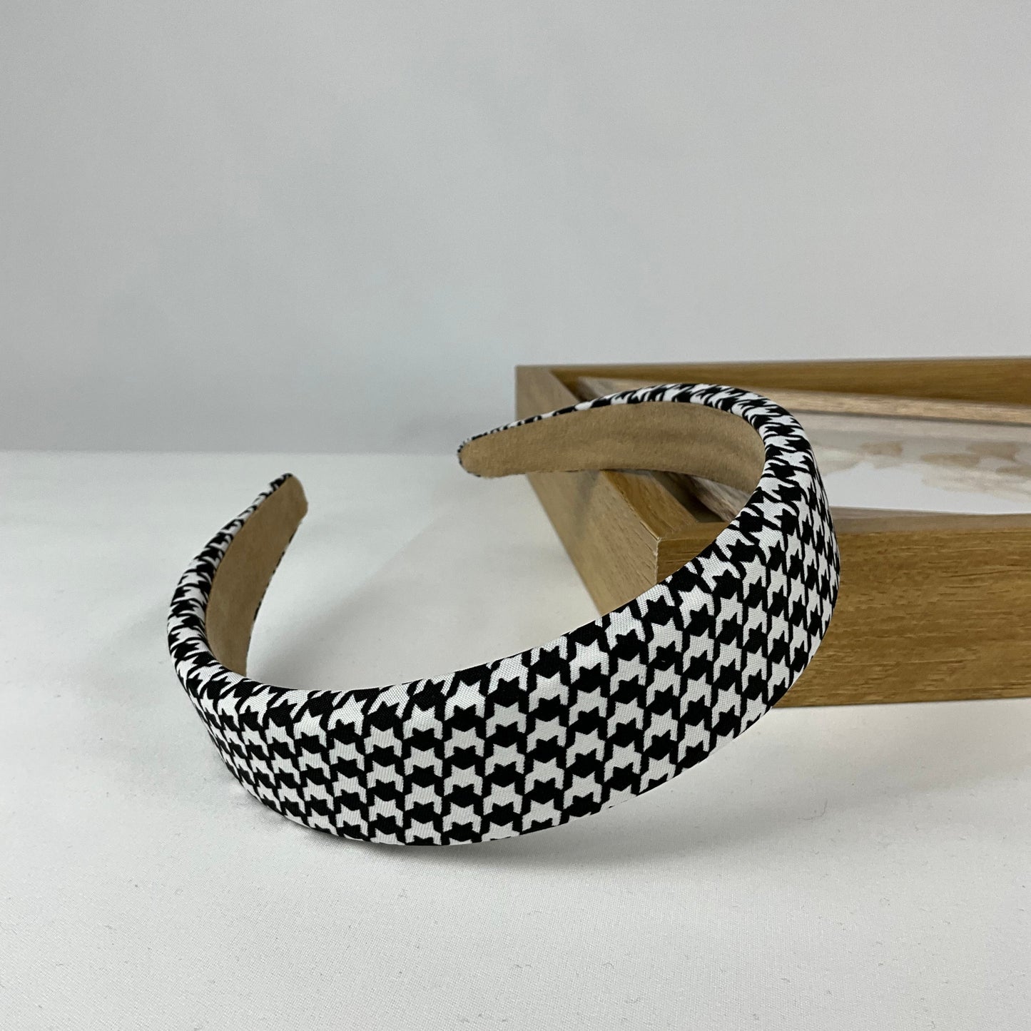 Hårbøjle houndstooth print| MAS SELECTION