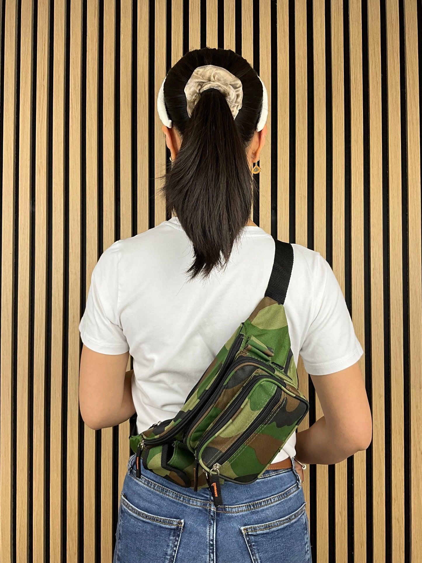 Funktionel Bæltetaske Camouflage Grøn| MAS SELECTION