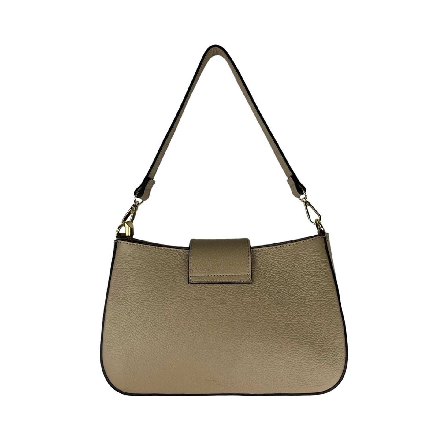 Evana Ægte Læder Taske Beige| MAS SELECTION