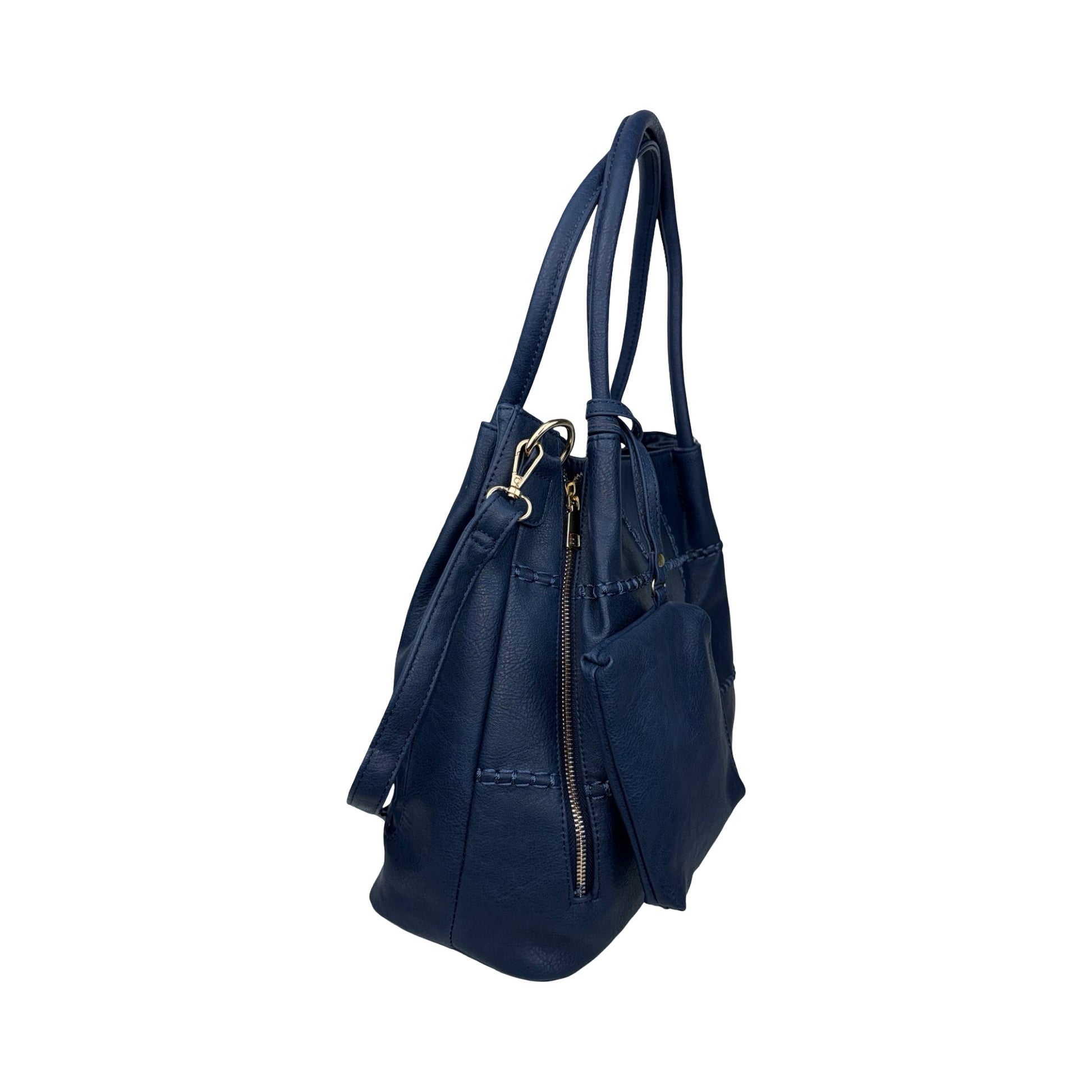 Veronica Tote Taske Mørkeblå | MAS SELECTION