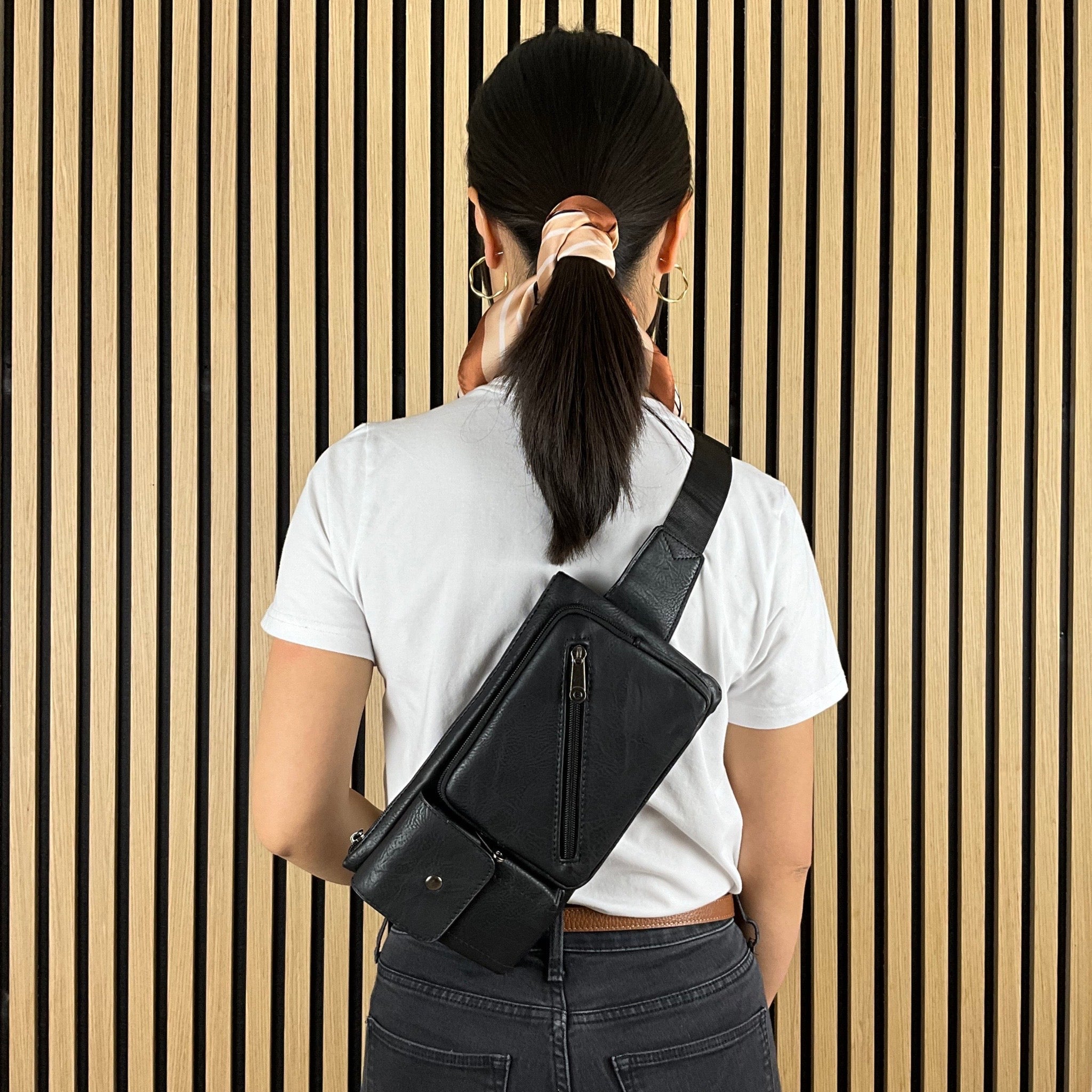 Multifunktionel Bæltetaske Sort | MAS SELECTION