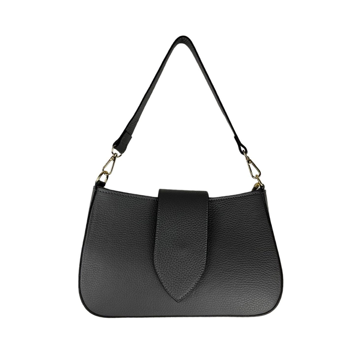 Evana Ægte Læder Taske Grå