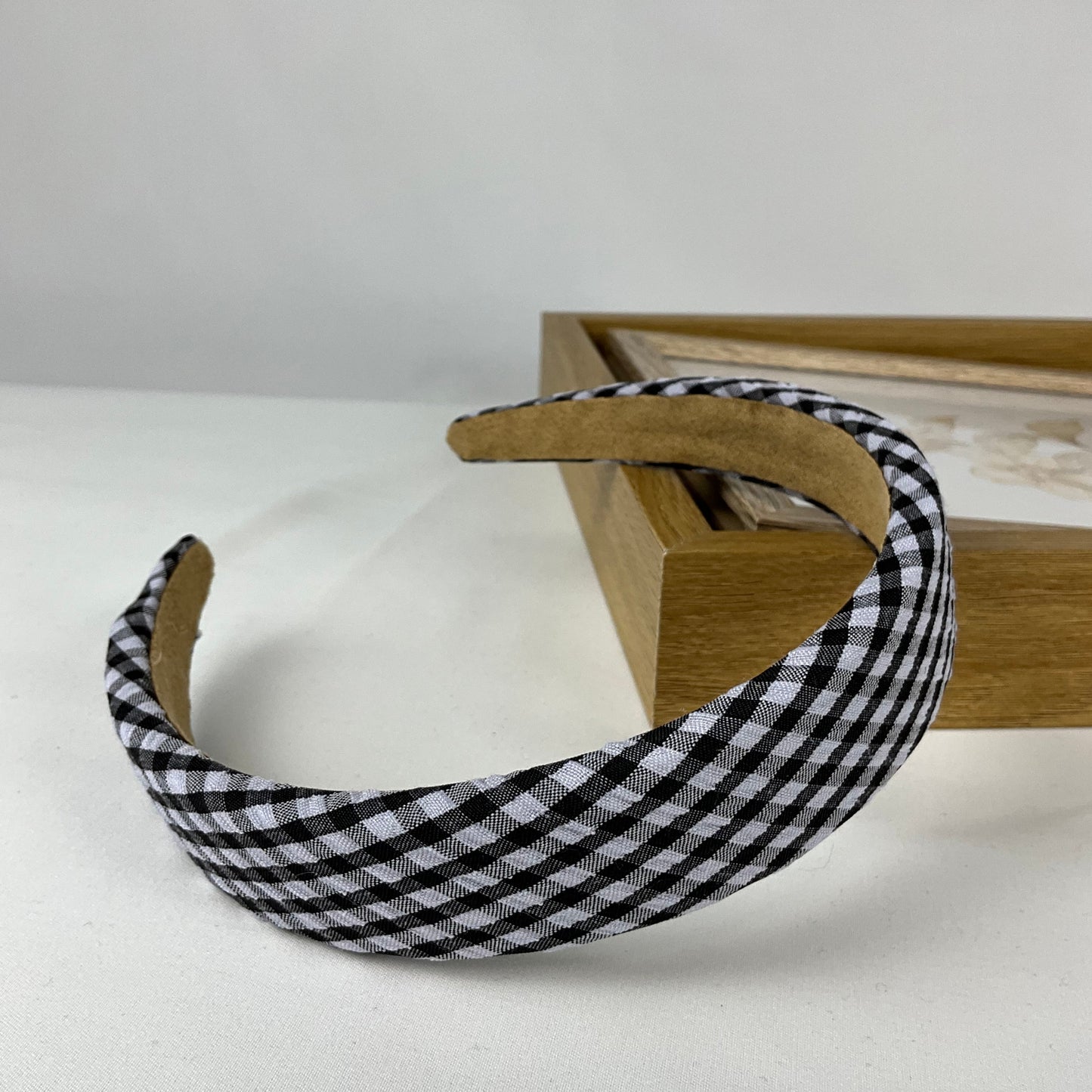 Hårbøjle check print| MAS SELECTION