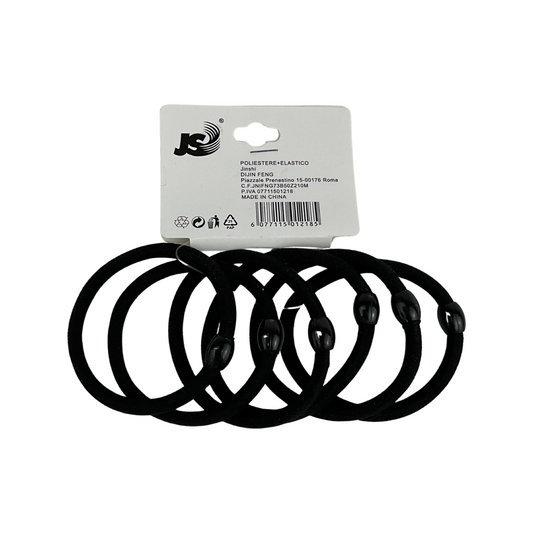 Hårelastikker 6 stk. sort| MAS SELECTION