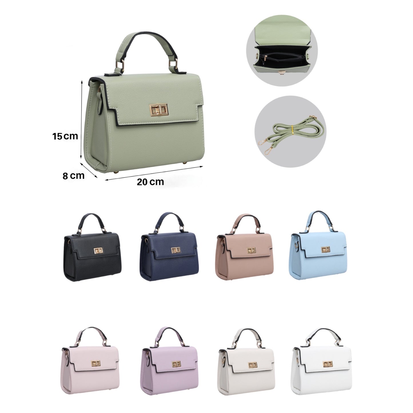 Vittoria crossbody-minitaske