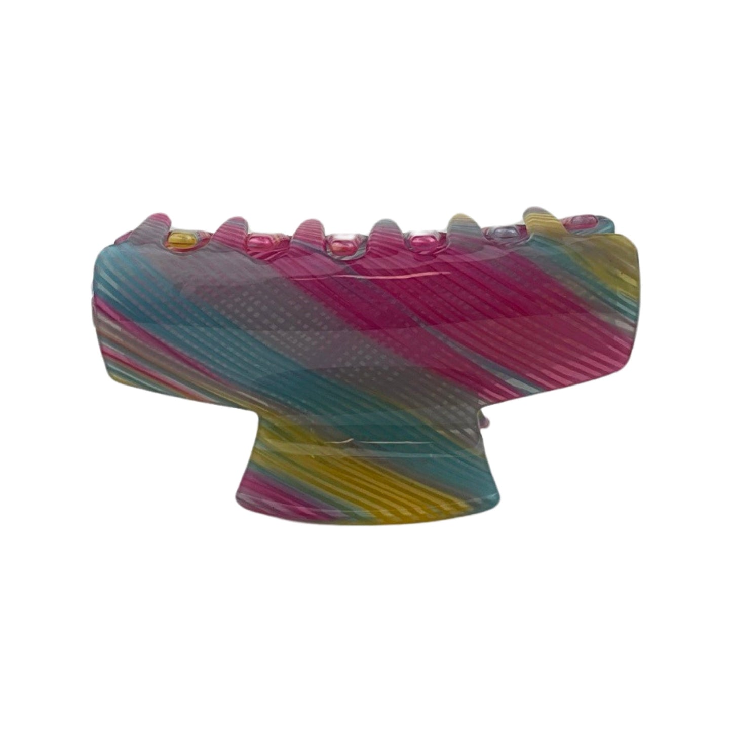 Multifarvet Hårklemme Regnbue Rød| MAS SELECTION