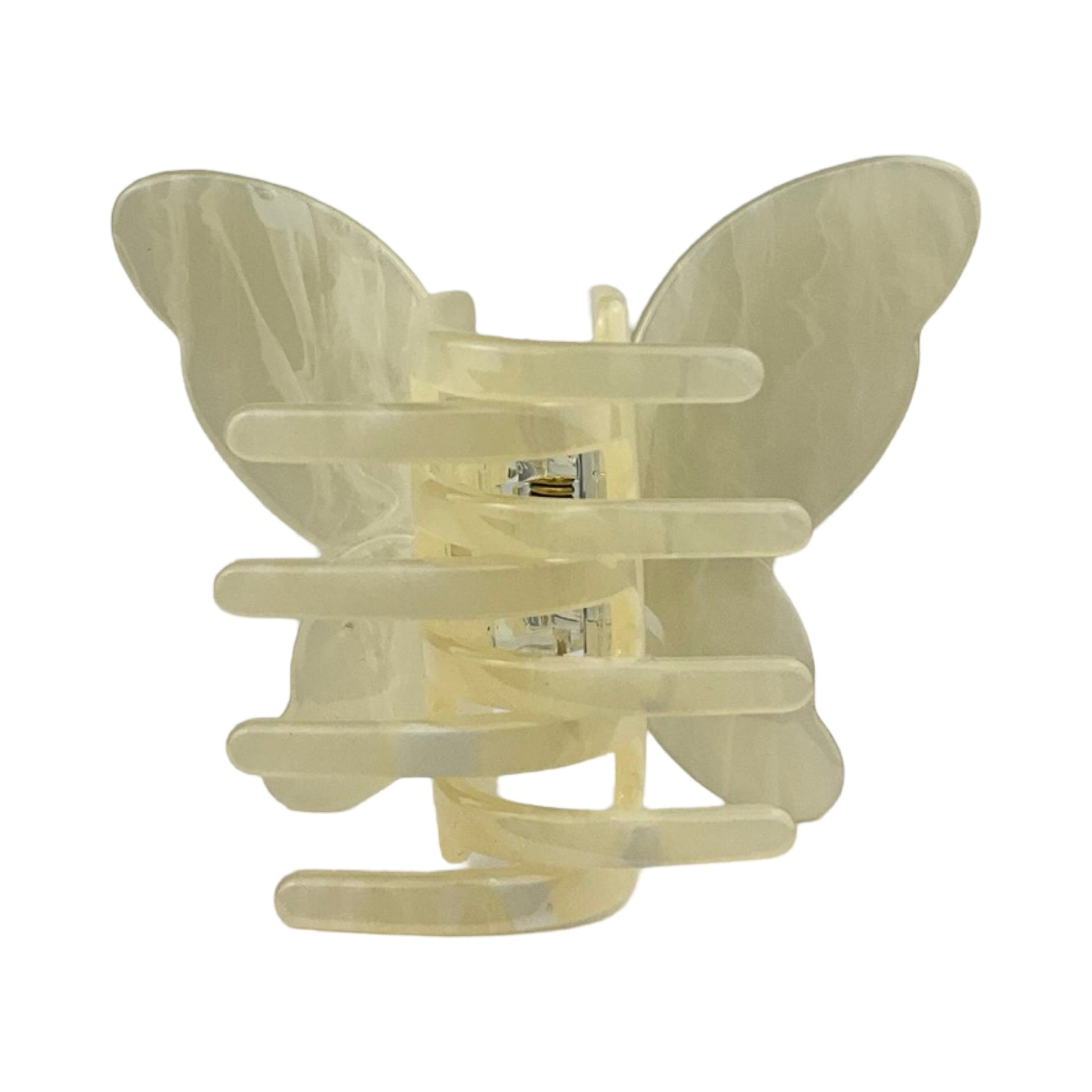 Sommerfugle hårklemme stor creme| MAS SELECTION