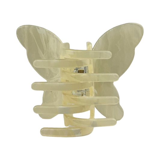 Sommerfugle hårklemme stor creme | MAS SELECTION