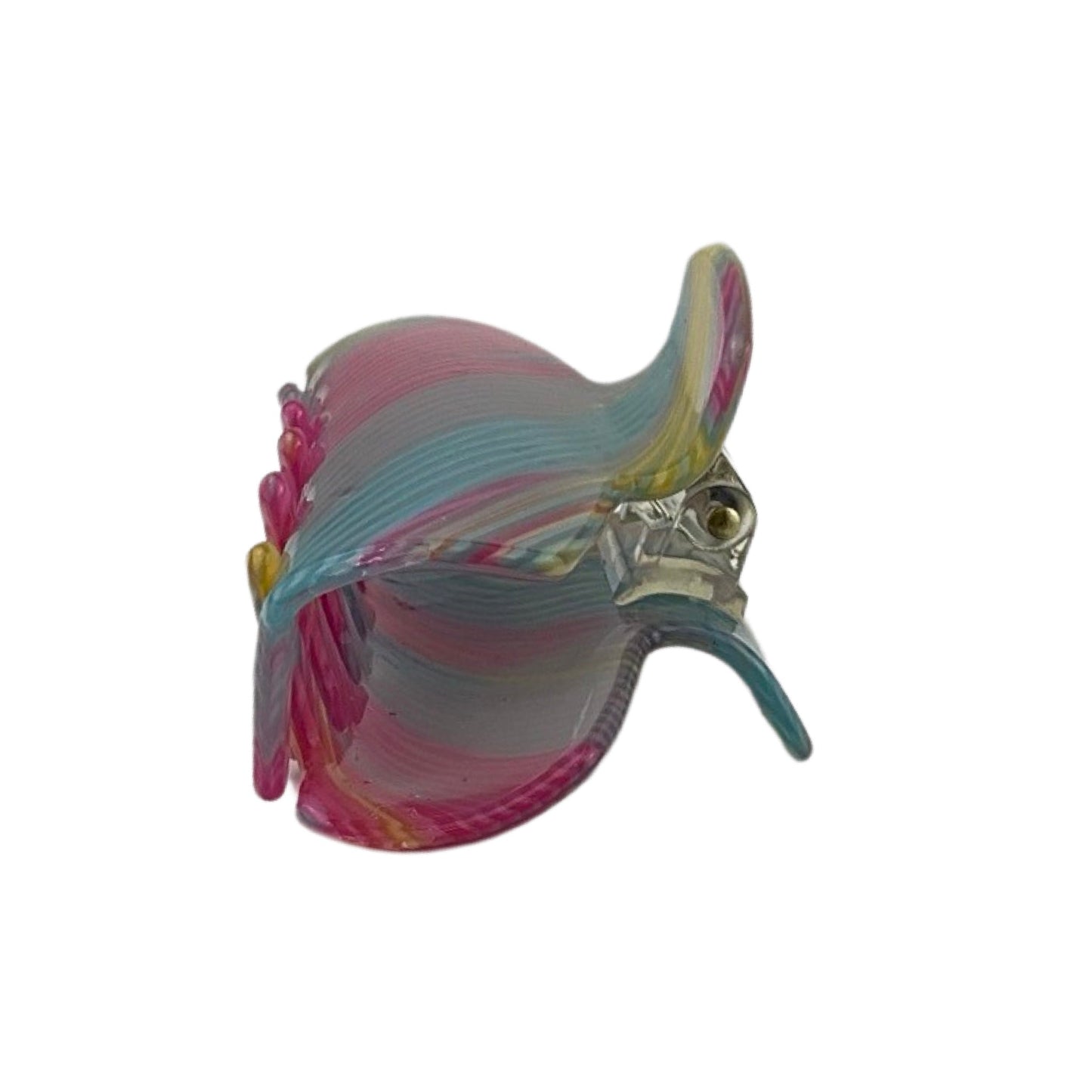 Multifarvet Hårklemme Regnbue Rød| MAS SELECTION