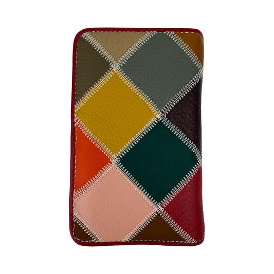 Mellemstor Damepung i Ægte Læder i Blandede Farver| MAS SELECTION