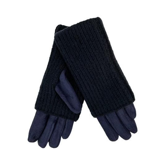 3 i 1 Handsker Ensfarvet Mørkeblå| MAS SELECTION