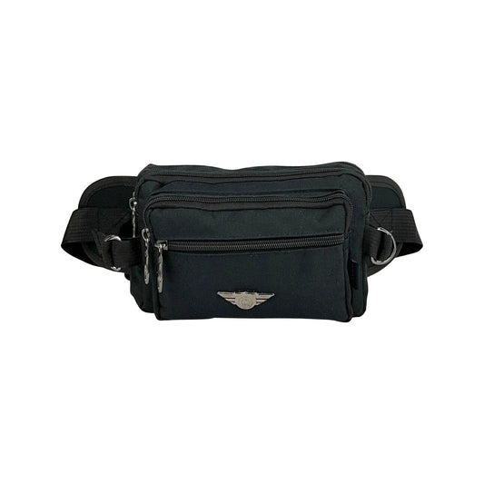 Bæltetaske Rektangulær Sort| MAS SELECTION