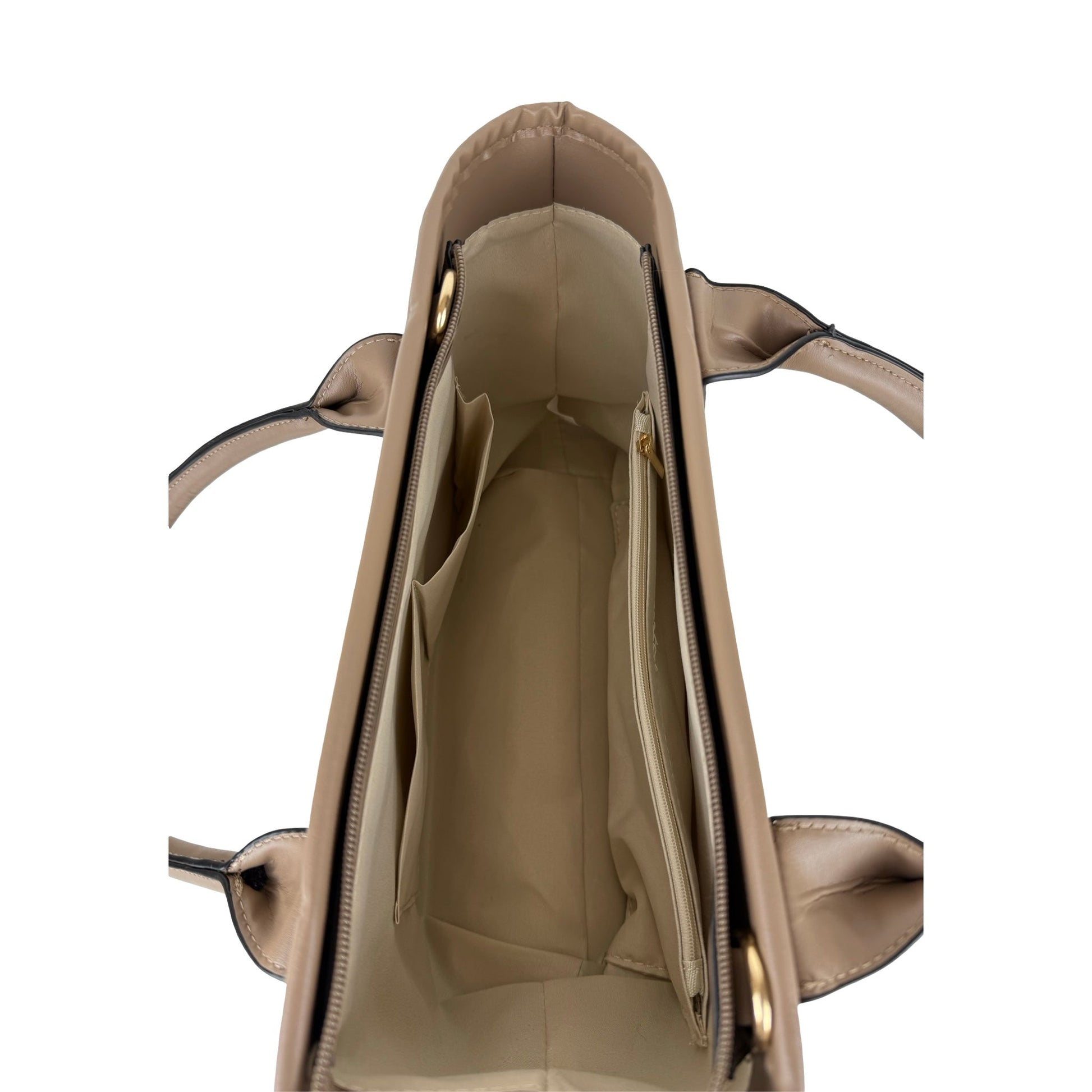 Cecilie Store Håndtaske Beige | MAS SELECTION