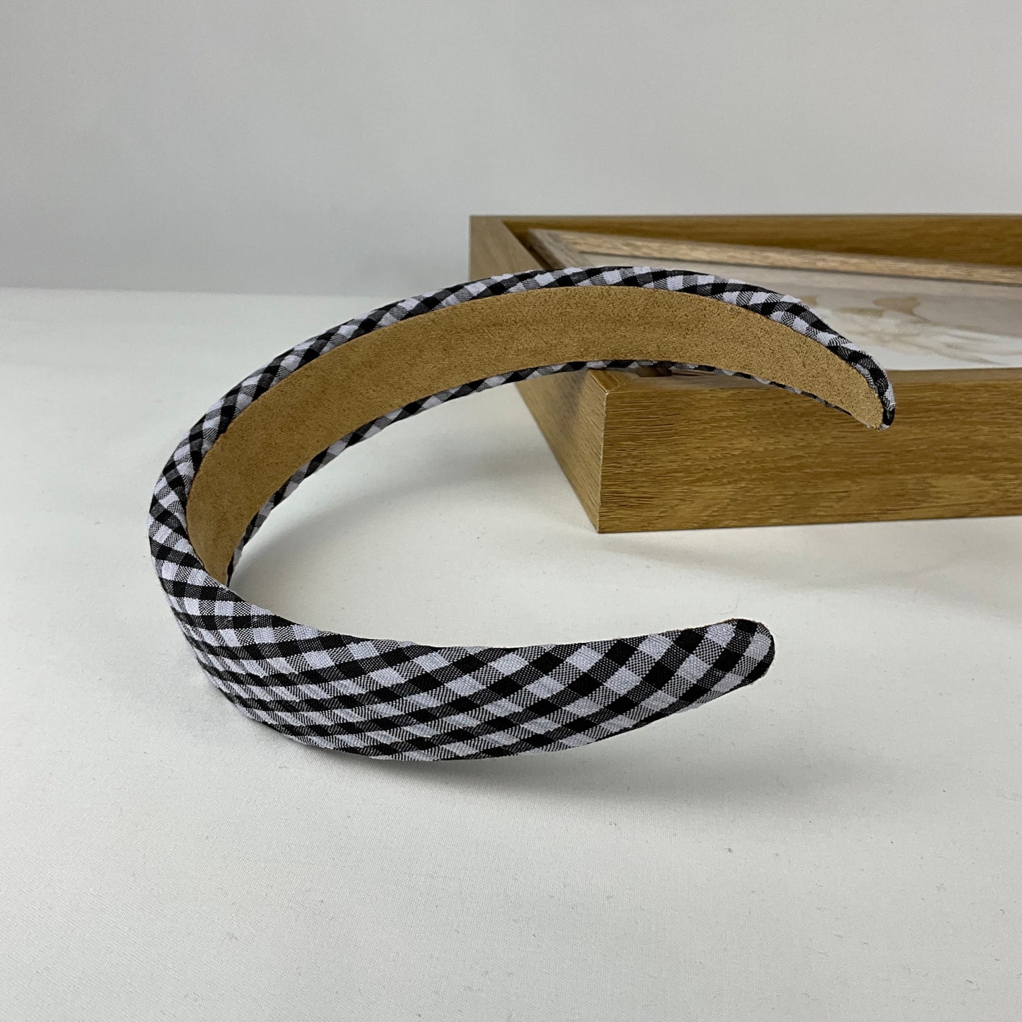 Hårbøjle check print| MAS SELECTION