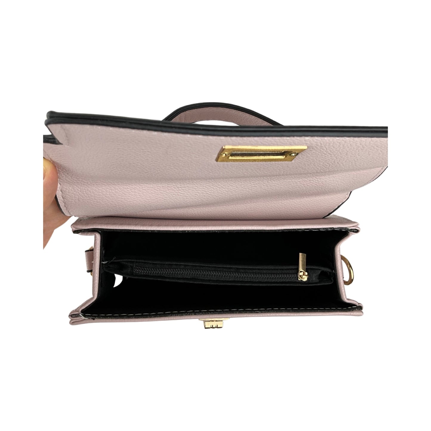 Vittoria crossbody-minitaske lyserød