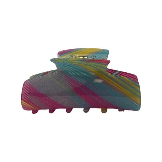 Multifarvet Hårklemme Regnbue Rød| MAS SELECTION