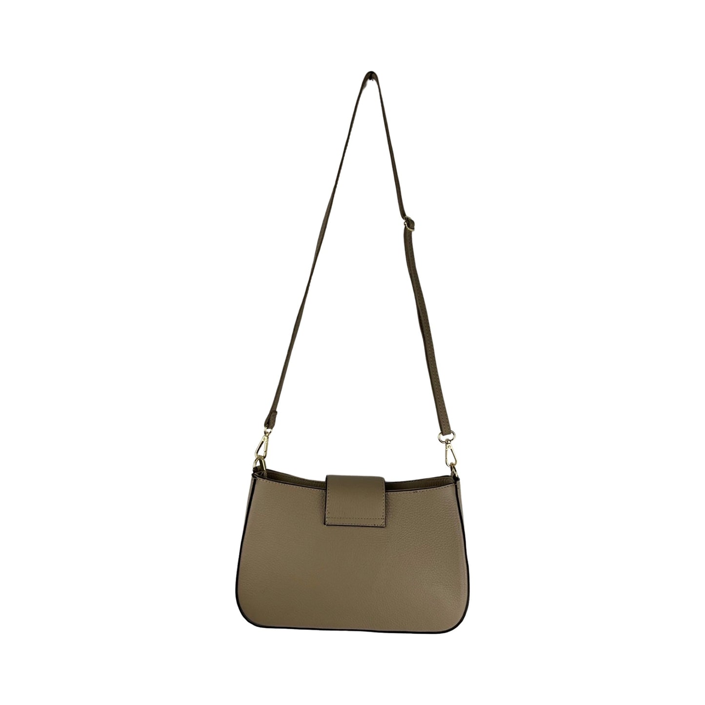 Evana Ægte Læder Taske Beige| MAS SELECTION