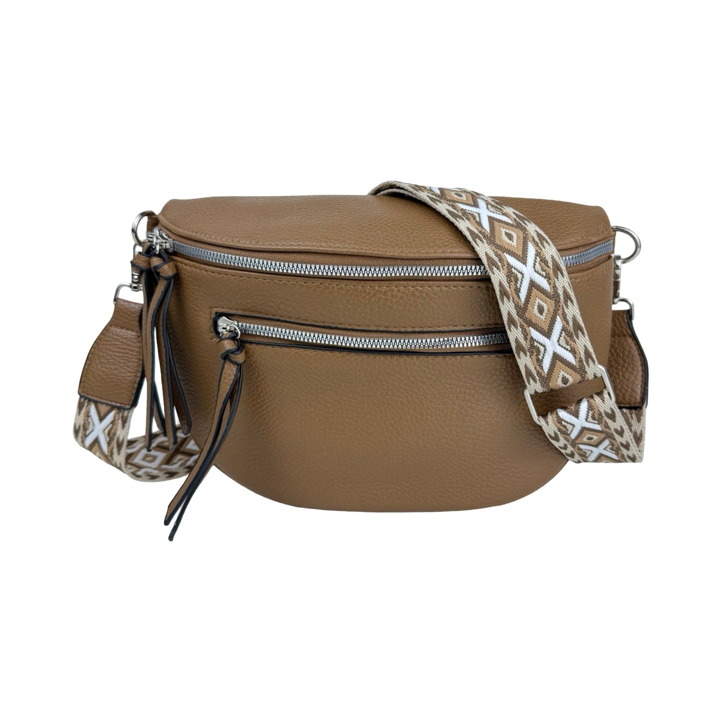 MAS SELECTION MS Bumbag med rem forside i Mudderfarve