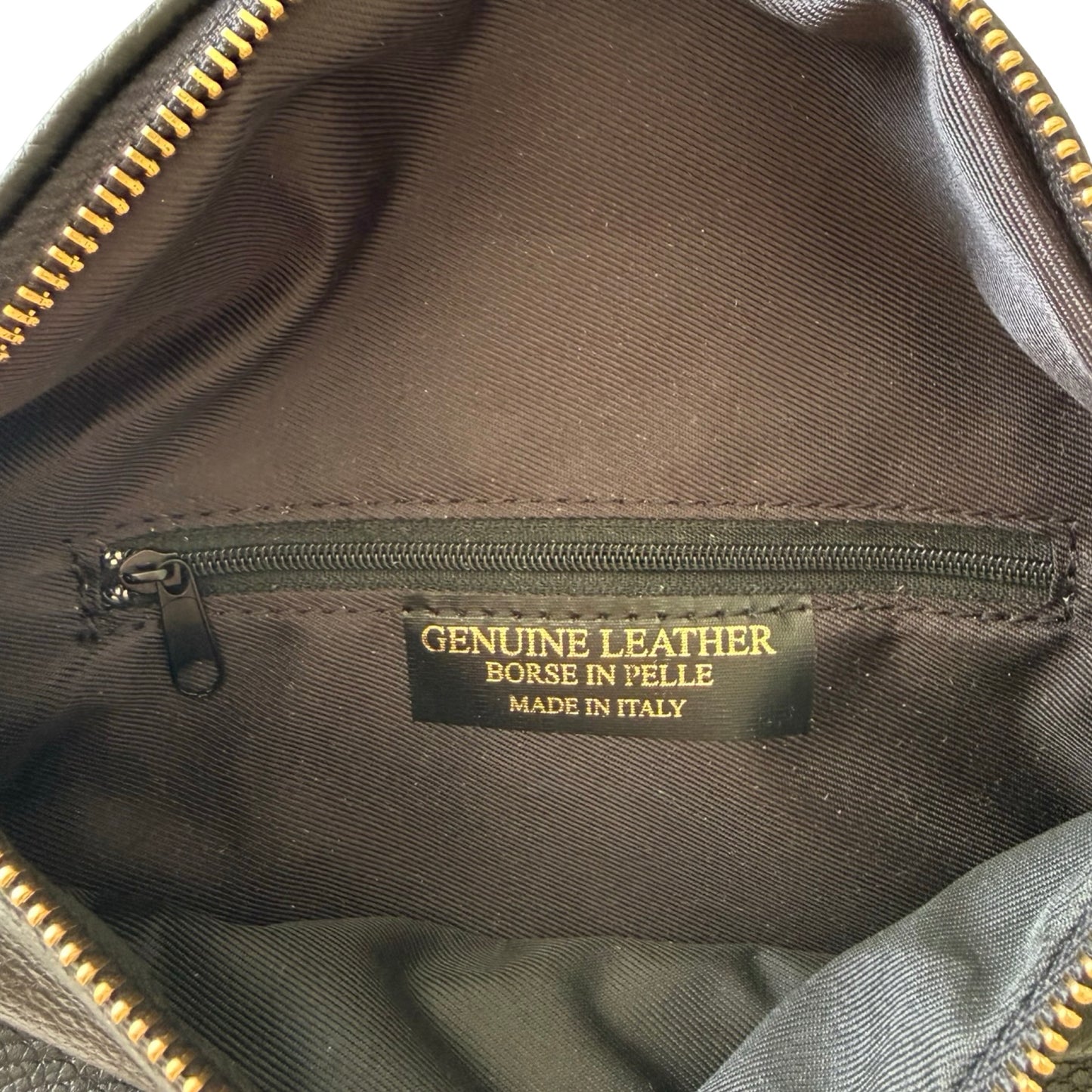 Bumbag i Italiensk Læder Sort