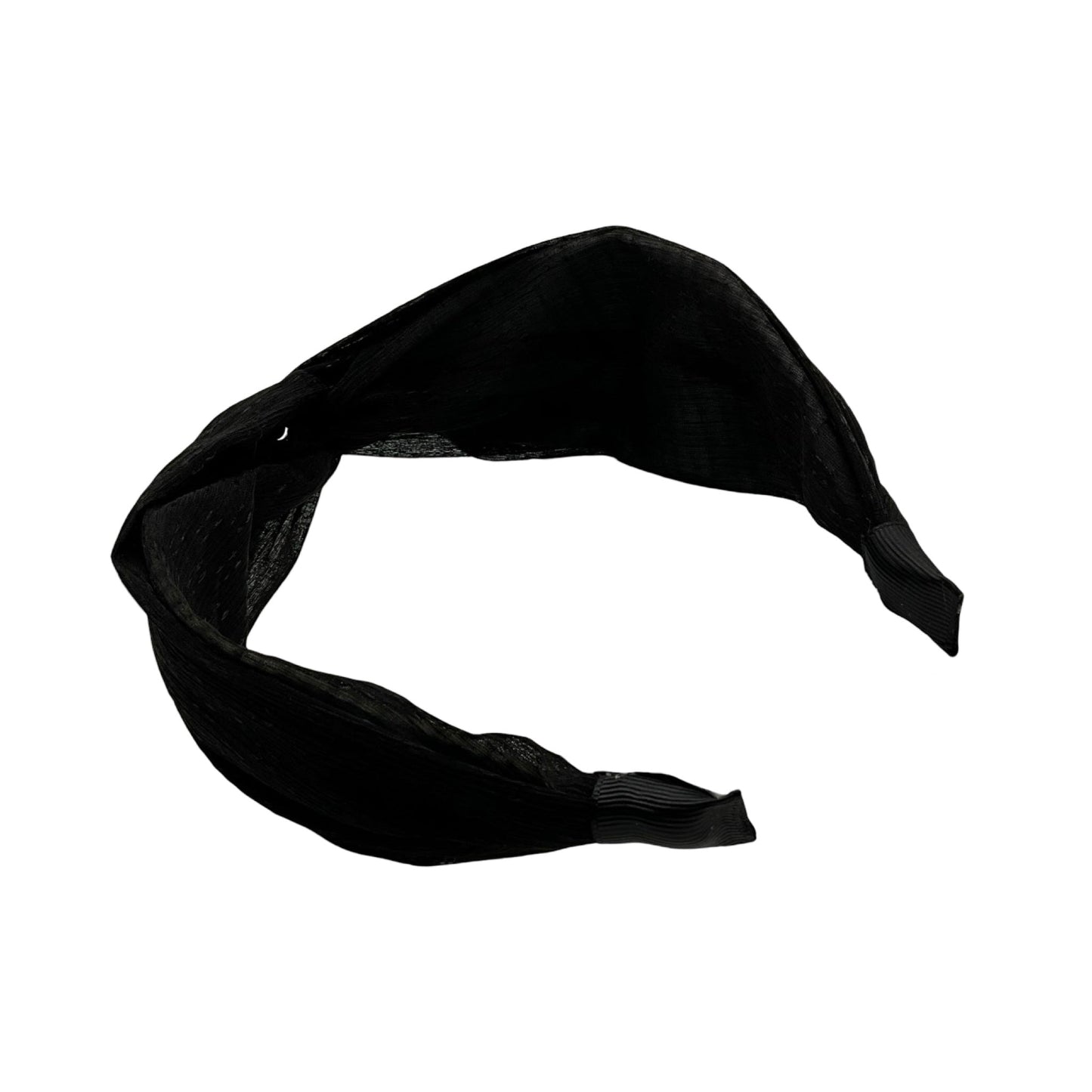 Eva Hårbøjle med Glitrende Striber Sort| MAS SELECTION