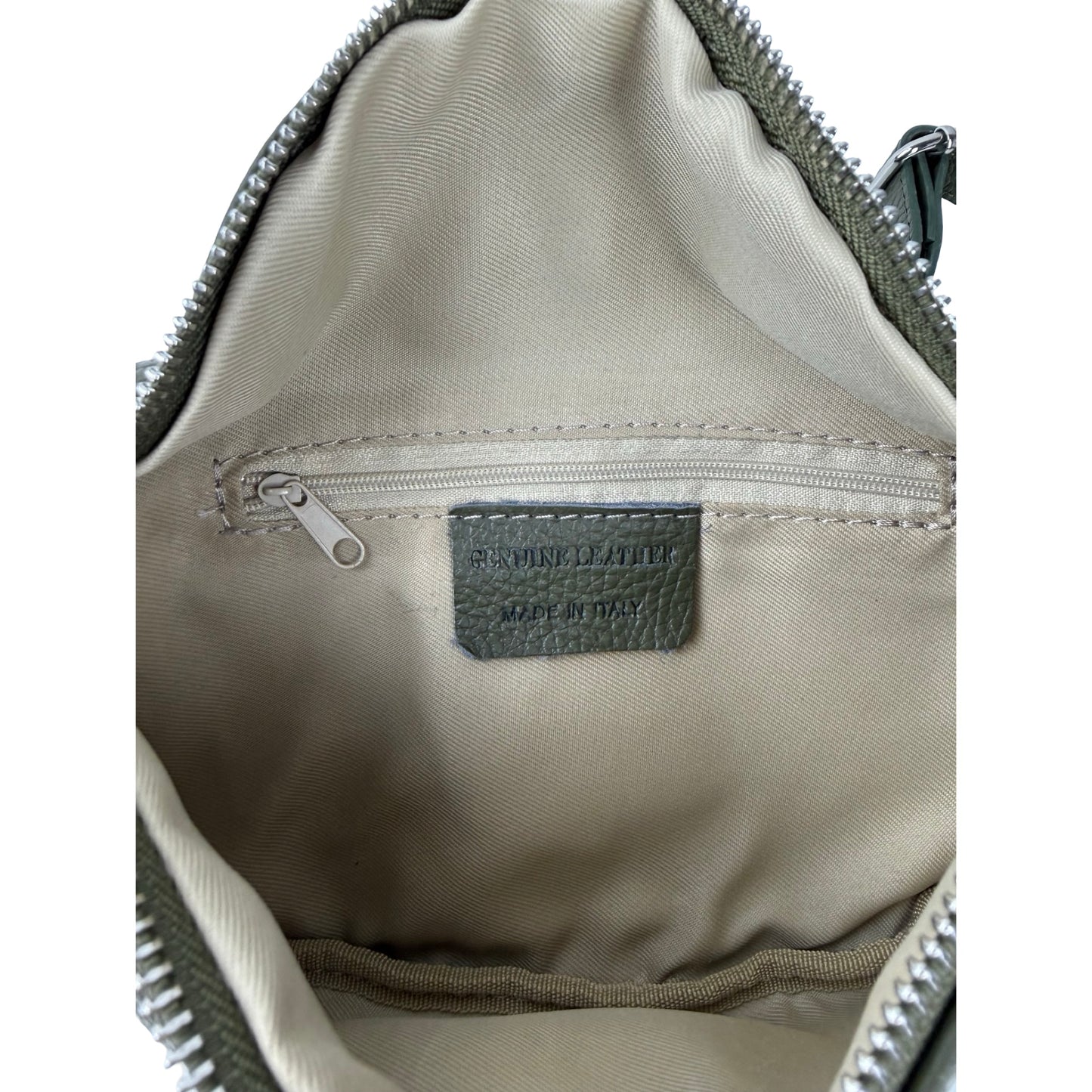 Bumbag i Italiensk Læder Olivengrøn | MAS SELECTION