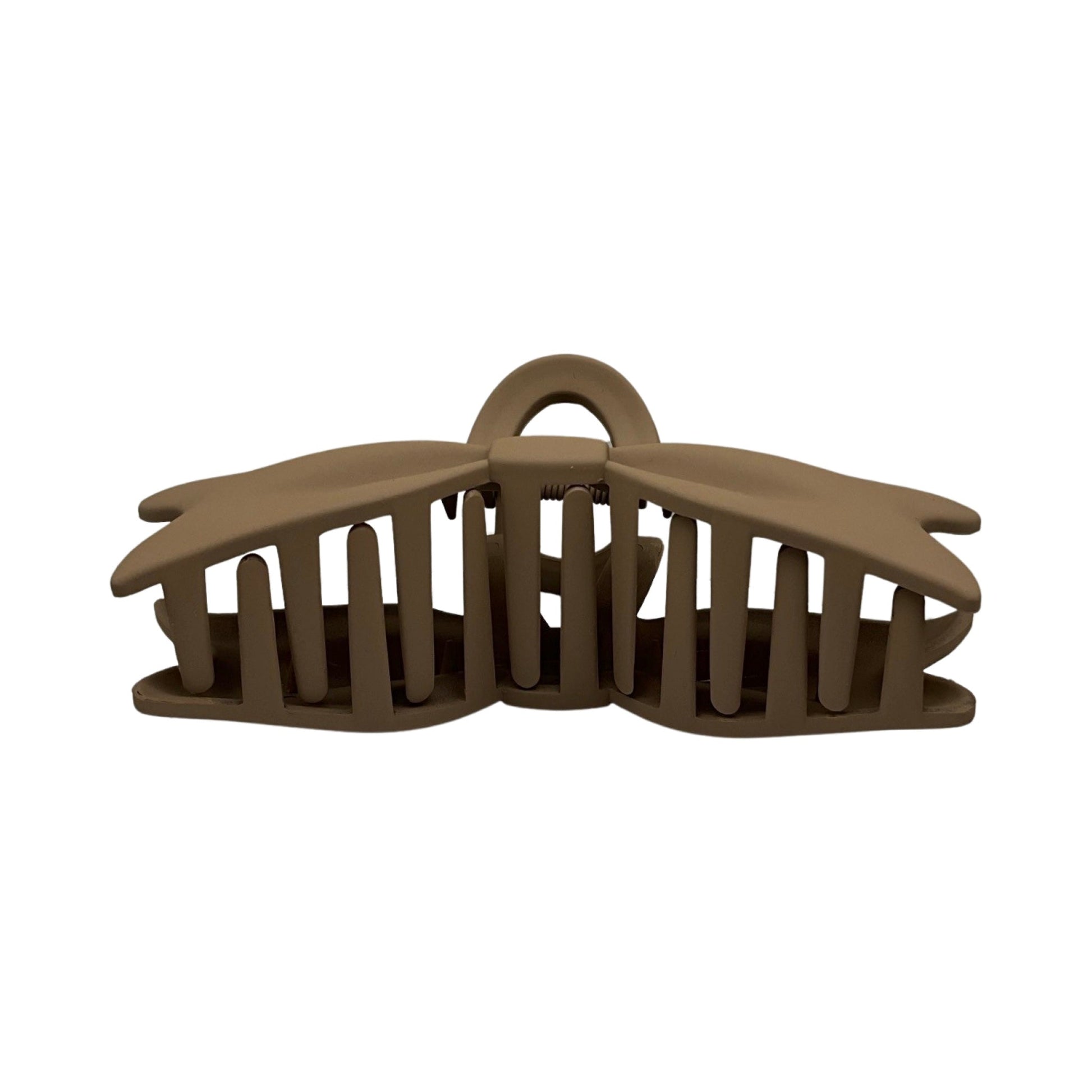 Stor Hårklemme Sløjfe Design Brun| MAS SELECTION