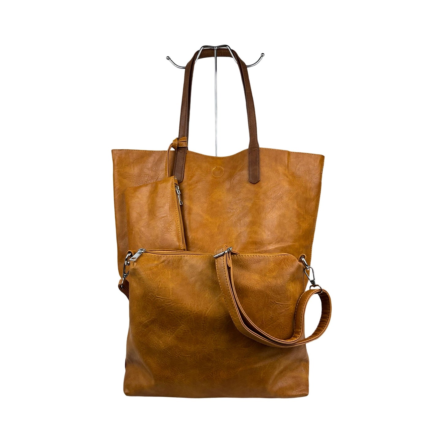 Veronica 3 i 1 Shopper Brun| MAS SELECTION