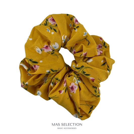 Blomsterscrunchie Gul| MAS SELECTION