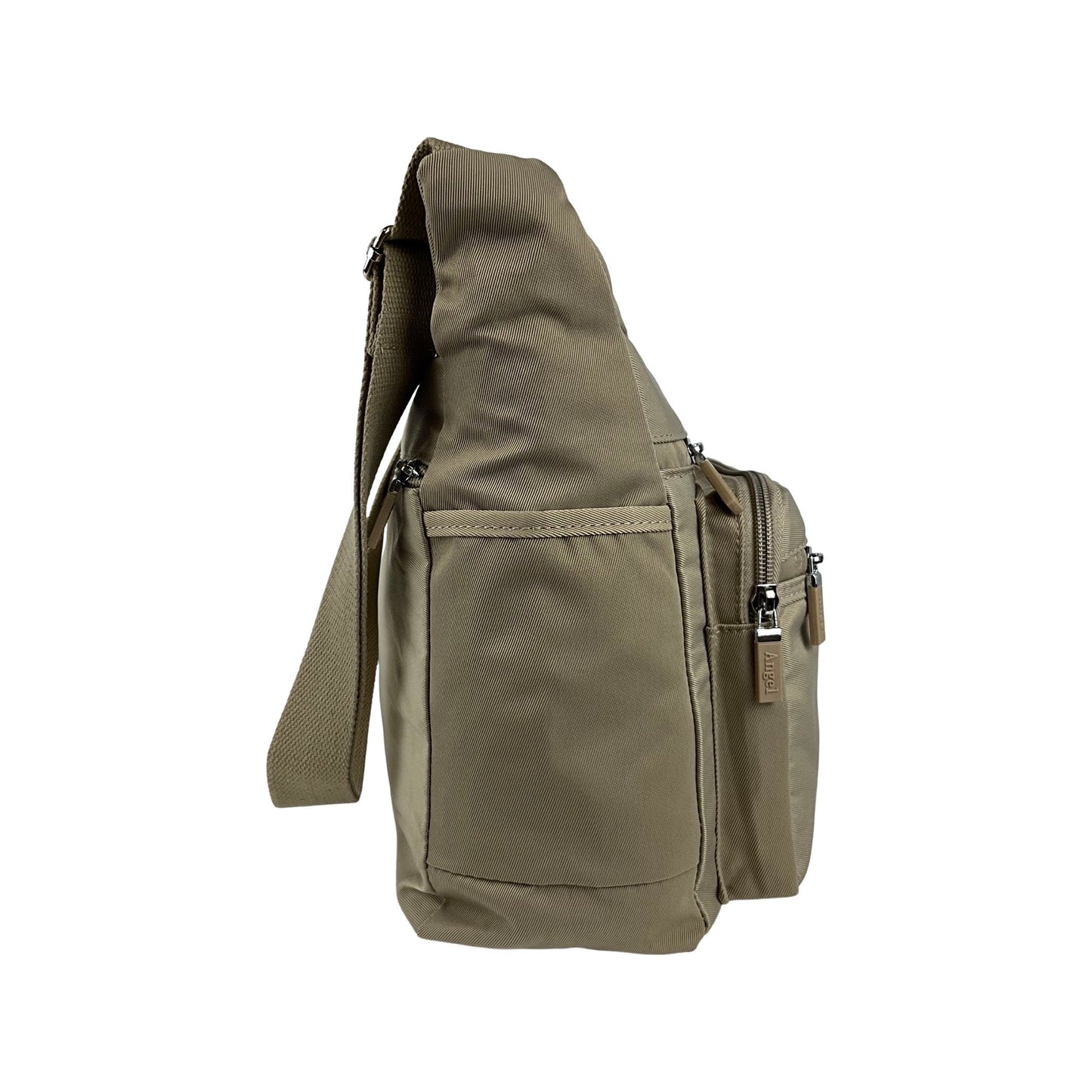 MS klassisk Skuldertaske/crossbody beige| MAS SELECTION
