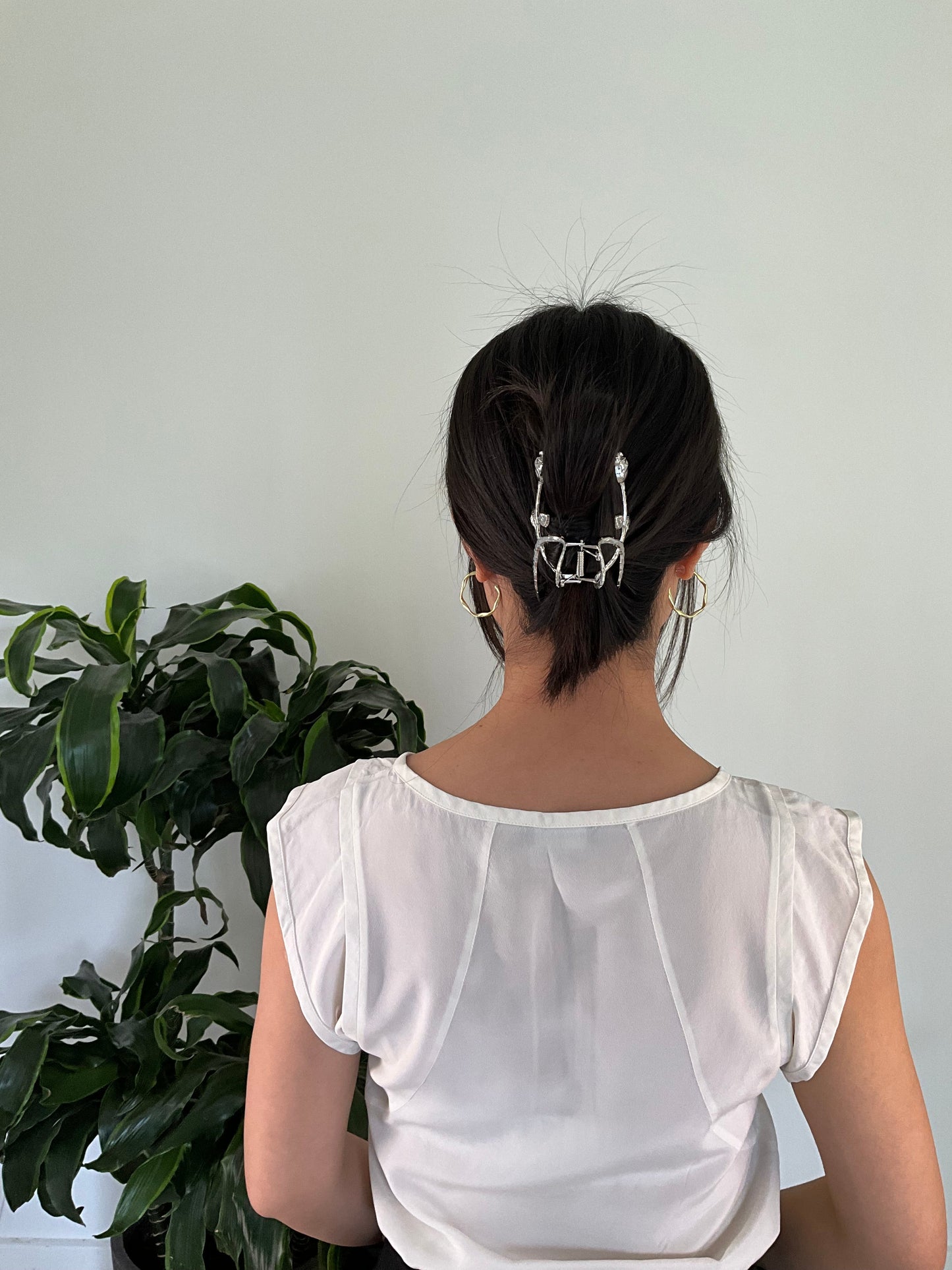 Rosenhårklemme i Gylden Metal| MAS SELECTION