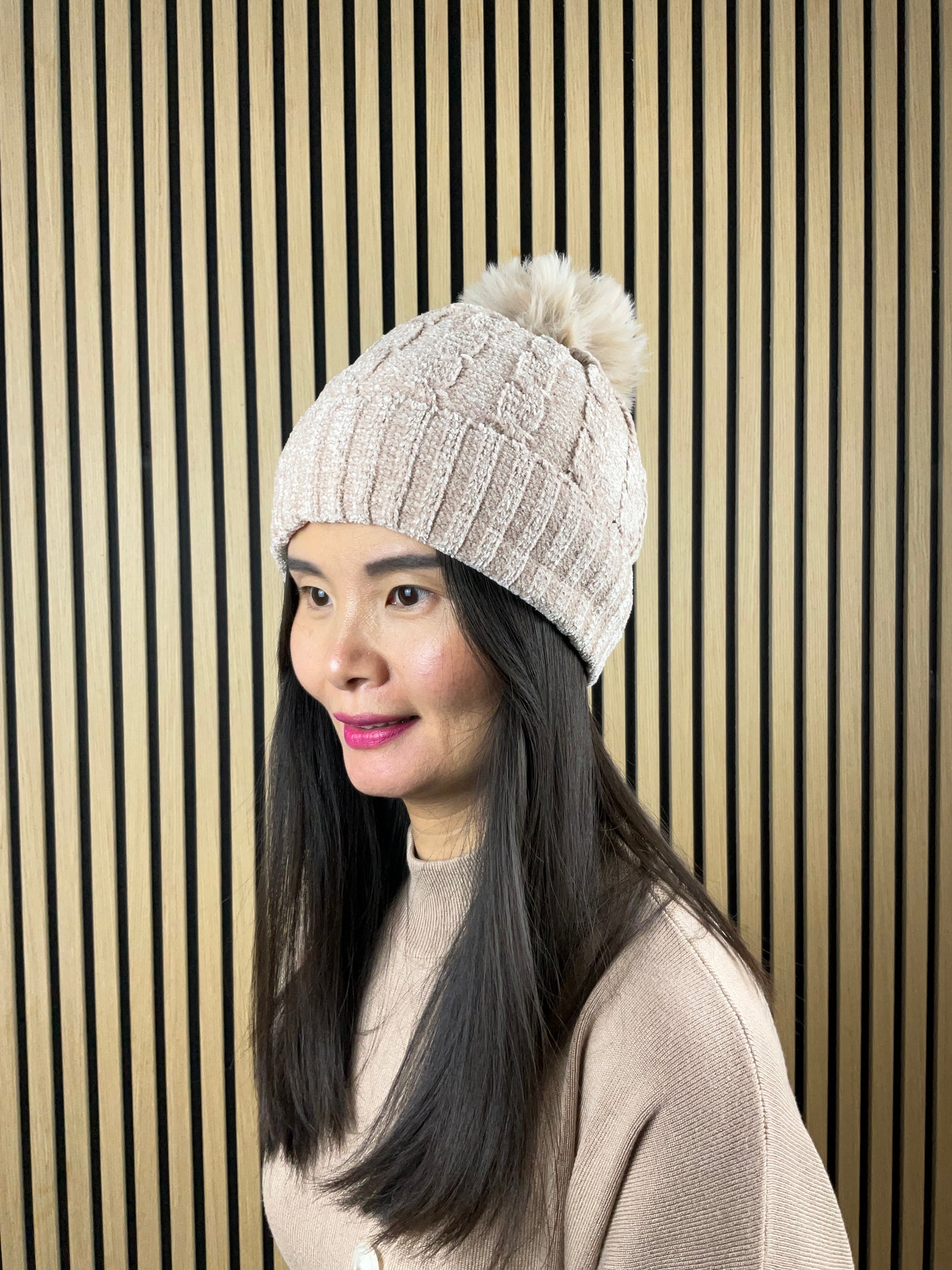 Strikhue Lyserød